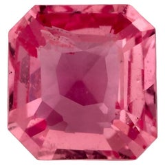 1.09 Karat Rosa Saphir Oktagon-Schliff Loser Edelstein