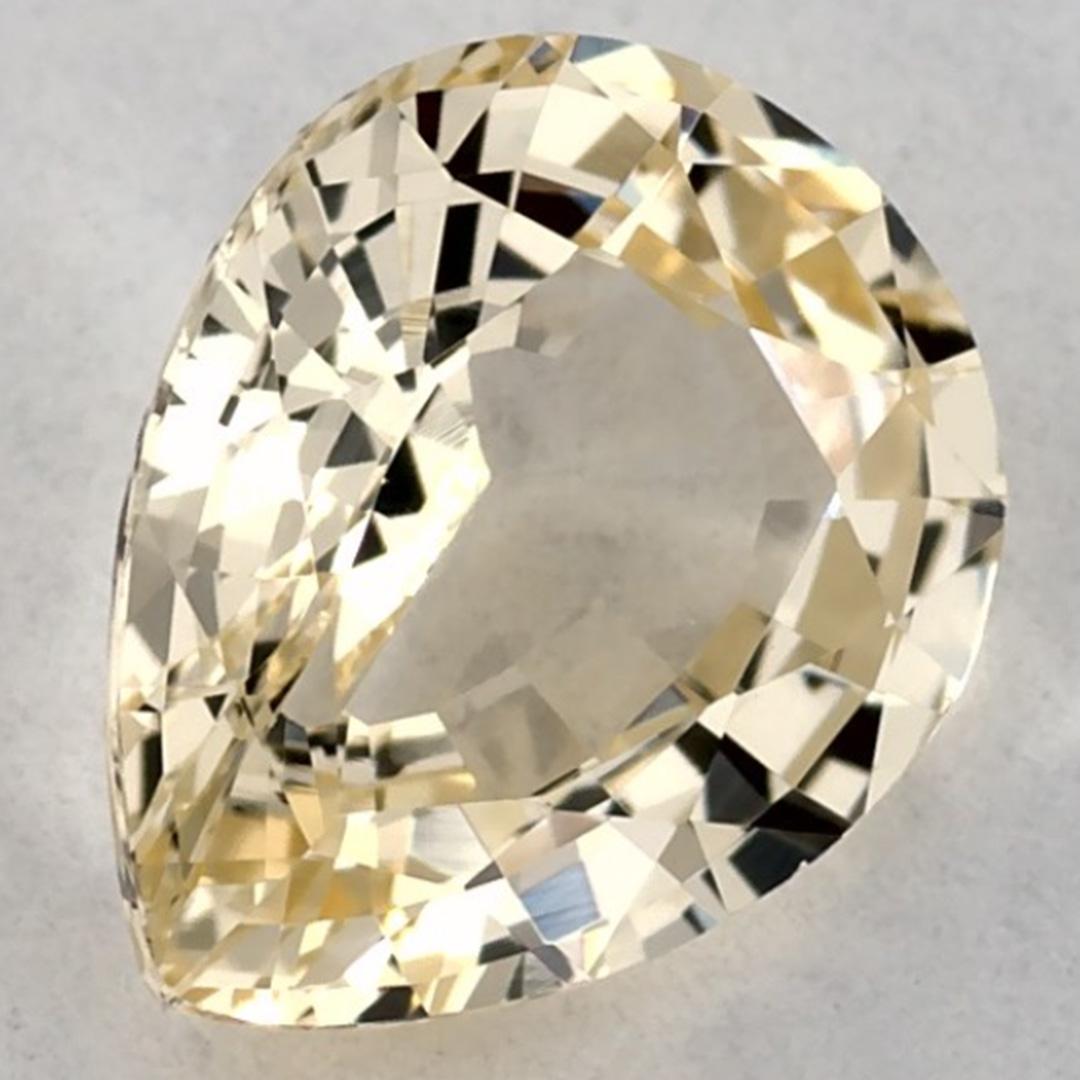 Taille poire 1.09 Ct Pink Sapphire Pear Loose Gemstone (pierre précieuse en vrac) en vente