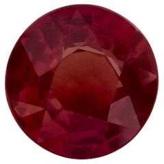 1.09 Ct Ruby Round Loose Gemstone (pierre précieuse en vrac)