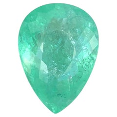 10.90 Carat Certified Natural Green Paraiba Tourmaline Pear Cut Loose Gemstone
