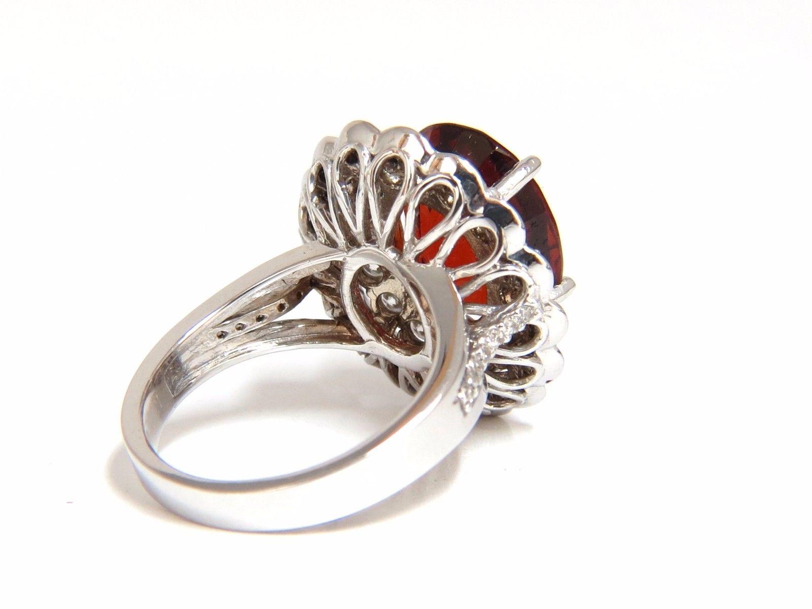 hessonite garnet ring