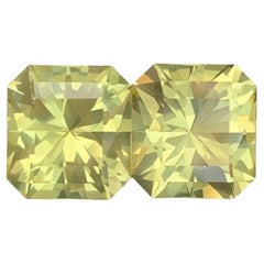 10.90 Carat Natural Loose Lemon Quartz Pair For Jewellery Making