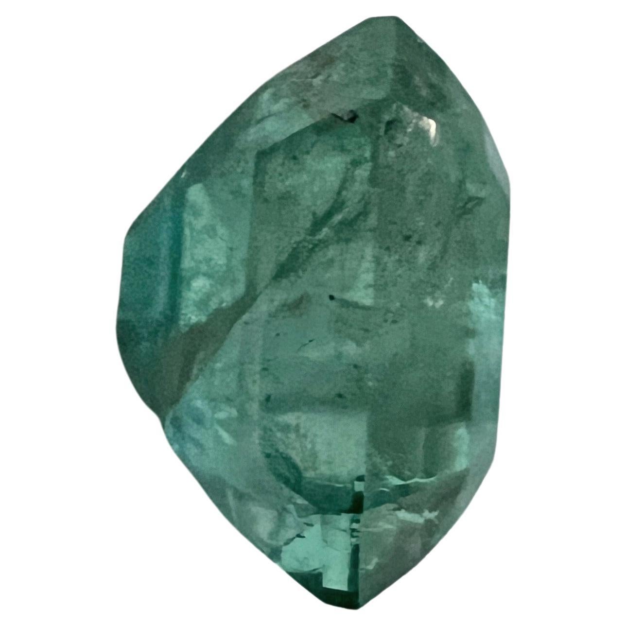 10,90ct Natürlicher ölfreier grüner Smaragd Edelstein im Zustand „Neu“ im Angebot in Sheridan, WY