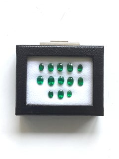 10.92 Carats Zambian Emerald Oval Stone for fine Jewelry Natural Gemstone