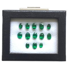 10.92 Carats Zambian Emerald Oval Stone for fine Jewelry Natural Gemstone