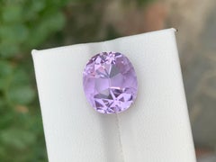 10.95 Carat Natural Loose Kunzite Cushion Cut Gemstone