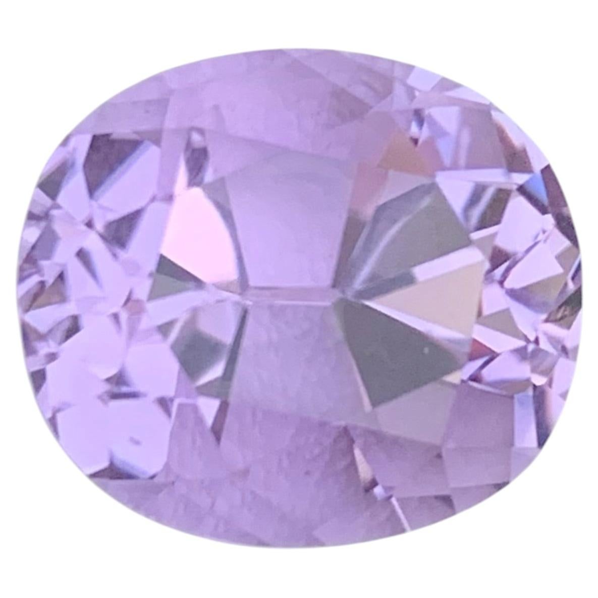 10.95 Carat Natural Loose Kunzite Cushion Cut Gemstone