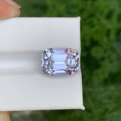 10.95 Carat Natural Loose Purplish No Heat Kunzite Cushion Cut Afghan Gemstone