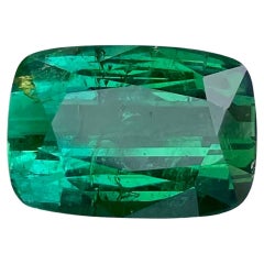 10,95 quilates Piedra turmalina azul verdosa talla cojín Piedra preciosa africana