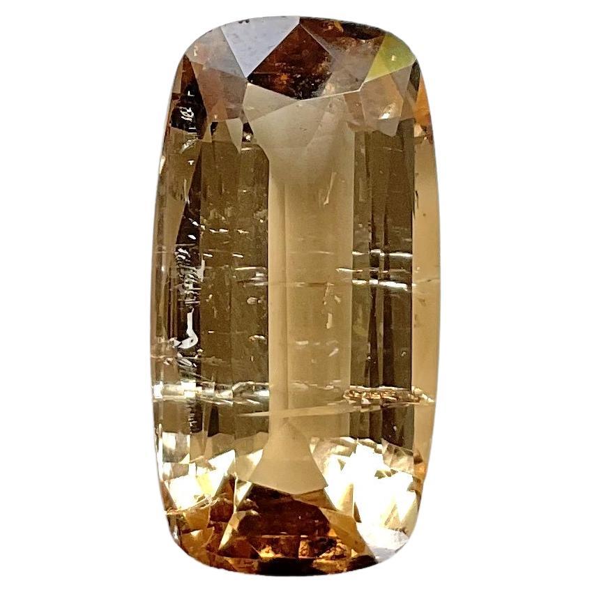 10.98 Carat Peach Tourmaline Cushion Faceted Cut Stone For Jewelry Natural Gem