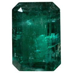 10,99 Carati 15x11 Smeraldo dello Zambia verde intenso allungato - Taglio smeraldo Maggio