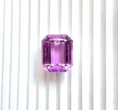 109.95 Carats Kunzite Natural Octagon Cut Stone Top Fine Color Quality Gemstone