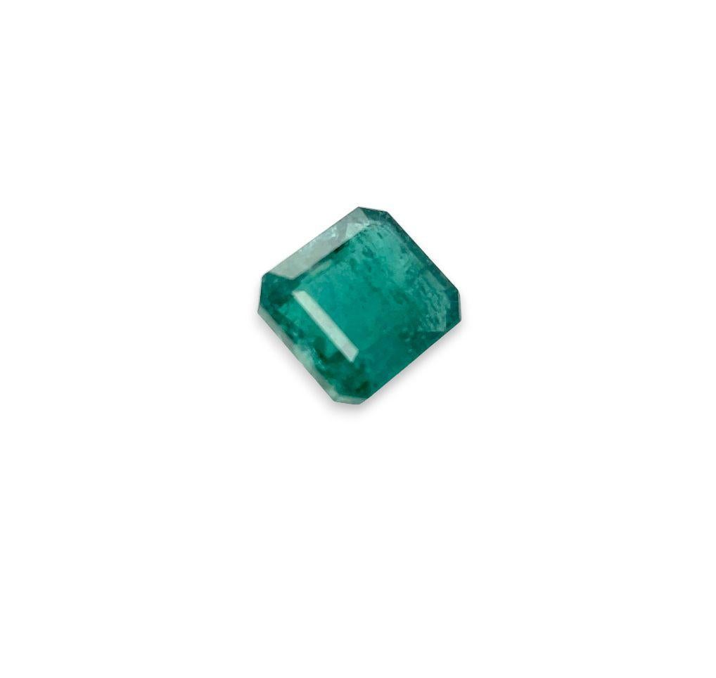 10,99ct Natürlicher sambischer Smaragd Loser Edelstein (Smaragdschliff) im Angebot