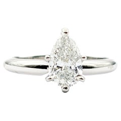 1.09ct Diamond Engagement 5-Prong Ring In Platinum