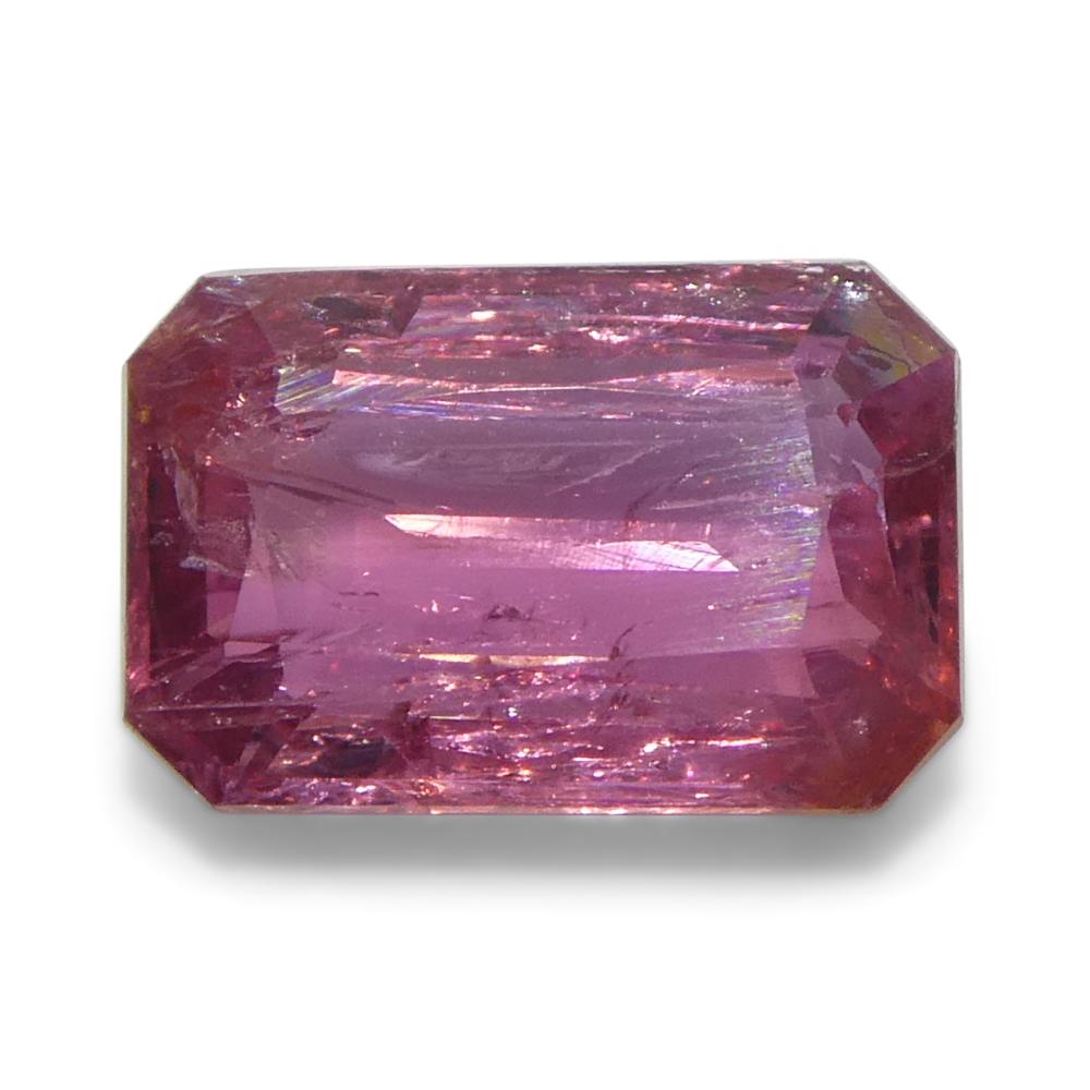1,09ct Pinker Saphir im Achteck-/Smaragdschliff aus Tansania im Angebot 5