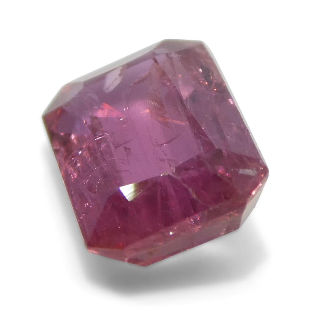 1,09ct Pinker Saphir im Achteck-/Smaragdschliff aus Tansania im Angebot 6