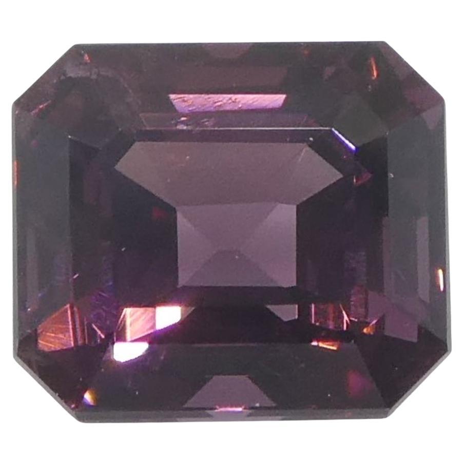 1.09ct Octagonal/Emerald Cut Pink Spinel from Burma Unheated