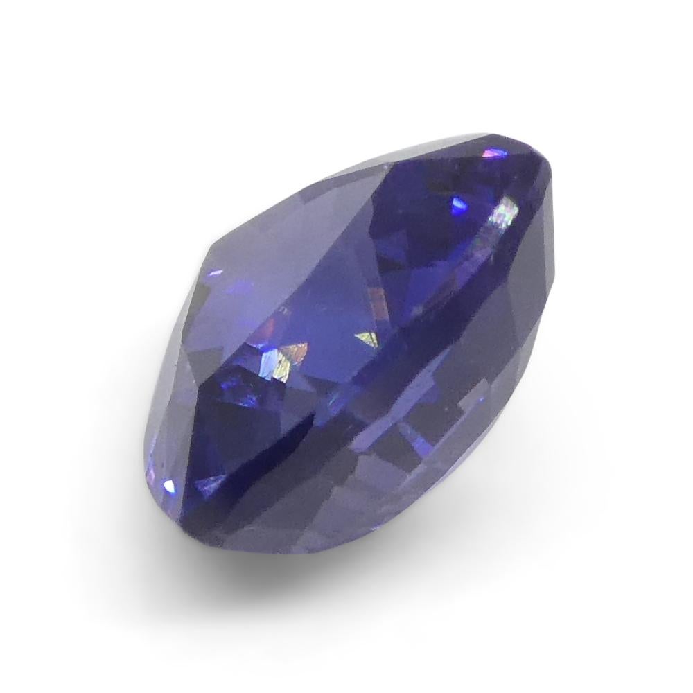 Saphir bleu trillion de 1,09 carat provenant d'Afrique de l'Est, non chauffé en vente 6