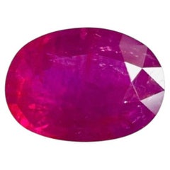 10 Karat, GRS-Zertifikat, unbehandelter Rubin aus Burma (Mogok), rote Farbe, Edelstein