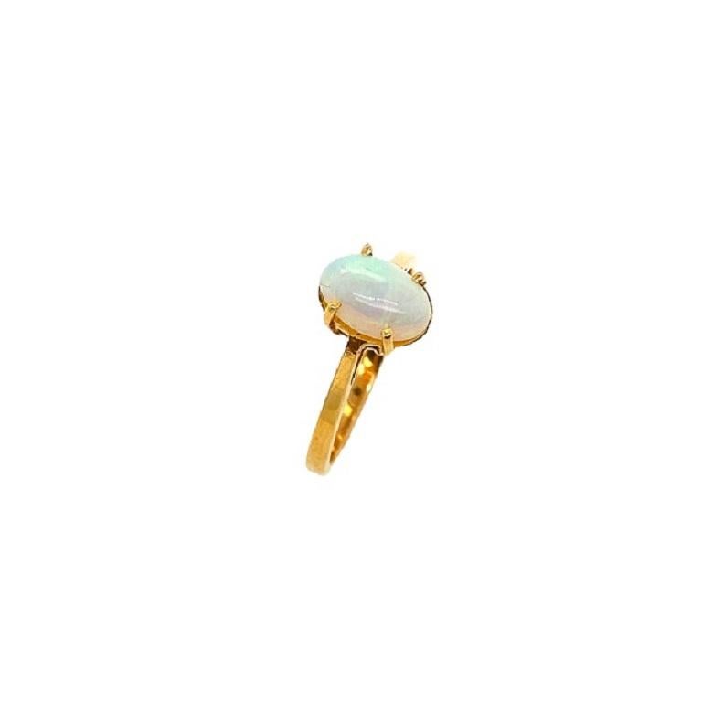 21ct Yellow Gold Ring Set With Fine Quality 1.0ct Opal

Additional Information:
Opal Weight: 1.0ct
Total Weight: 3.2g
Ring Size: N 1/2
SMS2600