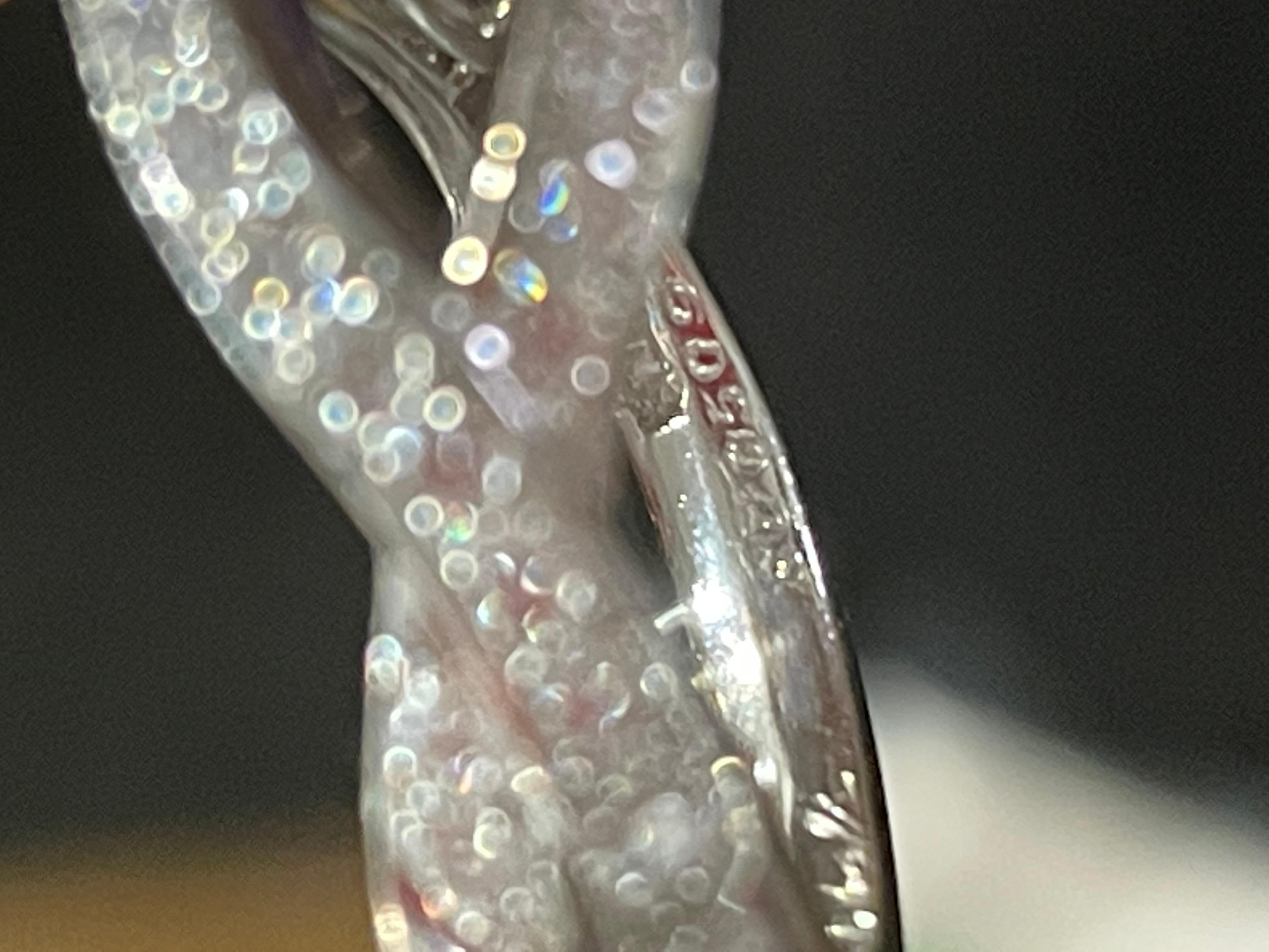 Emerald Cut 10ct Sapphire and Diamond Van Cleef & Arpels Ring