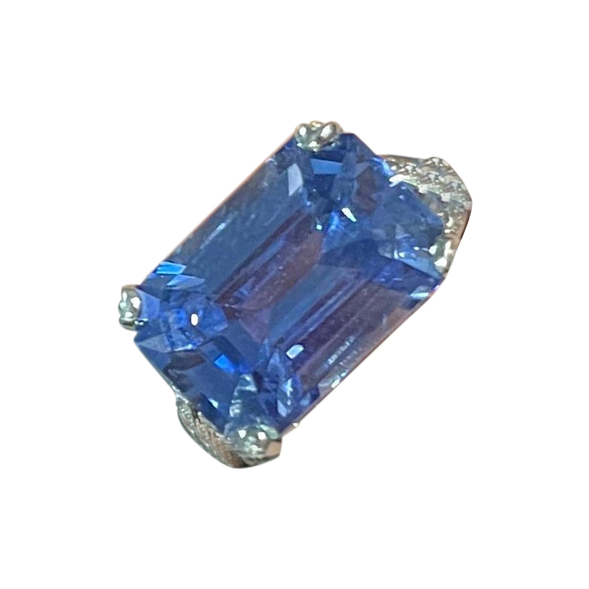 10ct Sapphire and Diamond Van Cleef 
Arpels Ring