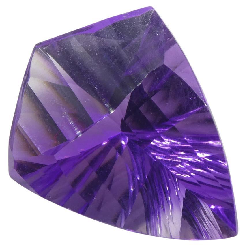 10ct Shield Amethyst 'Eleanor' Fantasy/Fancy Cut For Sale