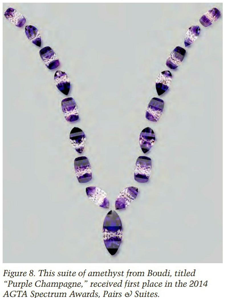 10+ct Unique Amethyst Cut by Award Winning Cutter (Work is in Museums!) For Sale 1