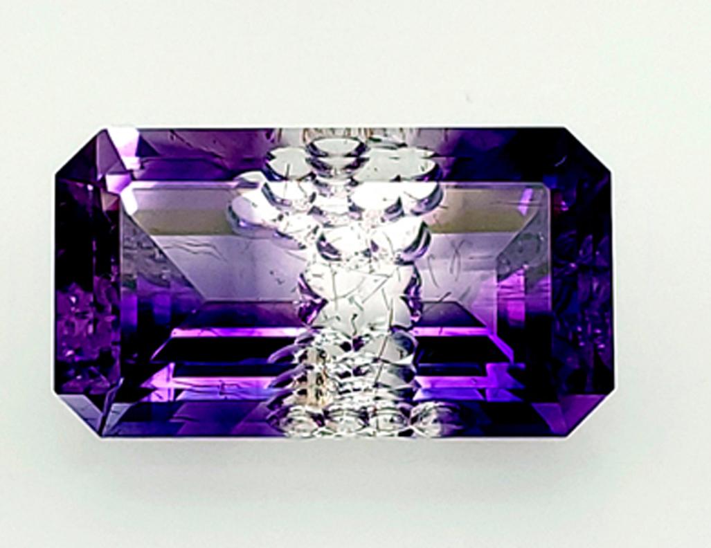 10+ct Unique Amethyst Cut by Award Winning Cutter (Work is in Museums!) For Sale 4