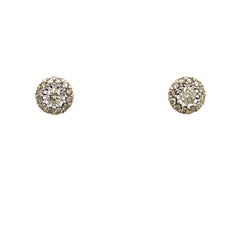 Orecchini con diamanti in oro giallo 10ct, 0,29ct