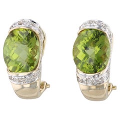 Peridot Clip-on Earrings