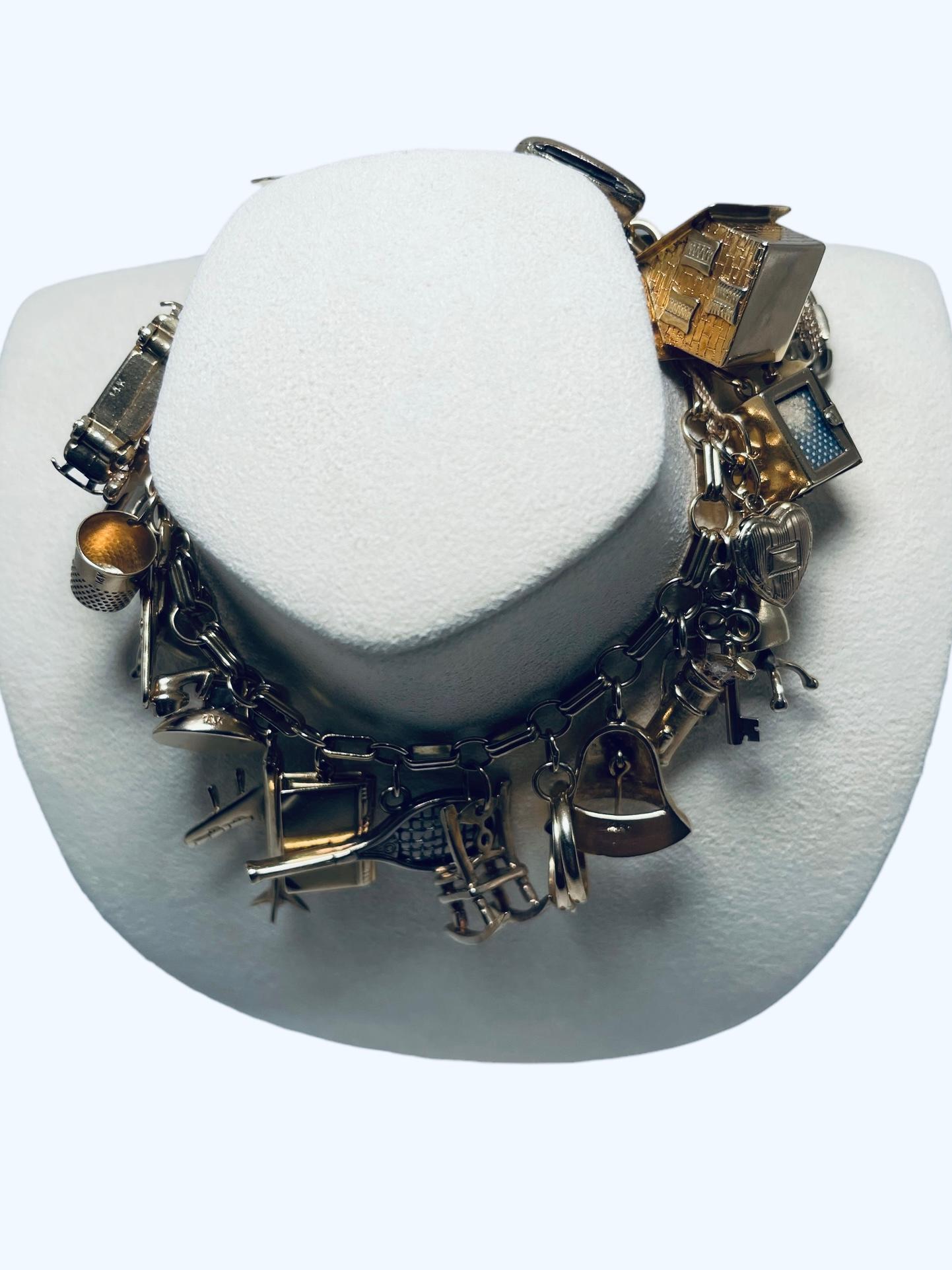10k charm bracelet