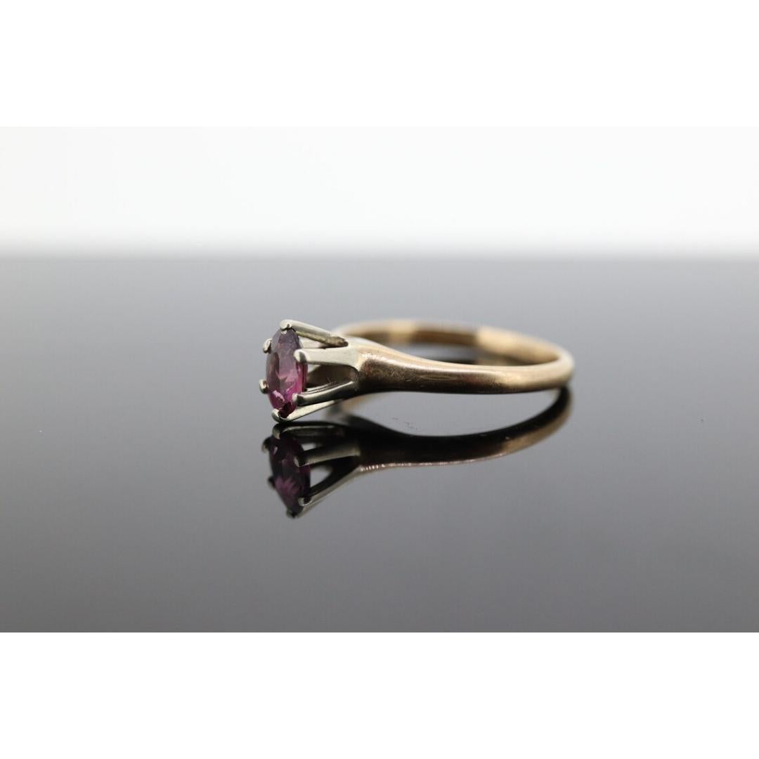 10k Art Deco Zacken-Set Set TOURMALINE. Antike 10k Gold Weiß, Wile und Warner im Zustand „Gut“ im Angebot in Port Charlotte, FL