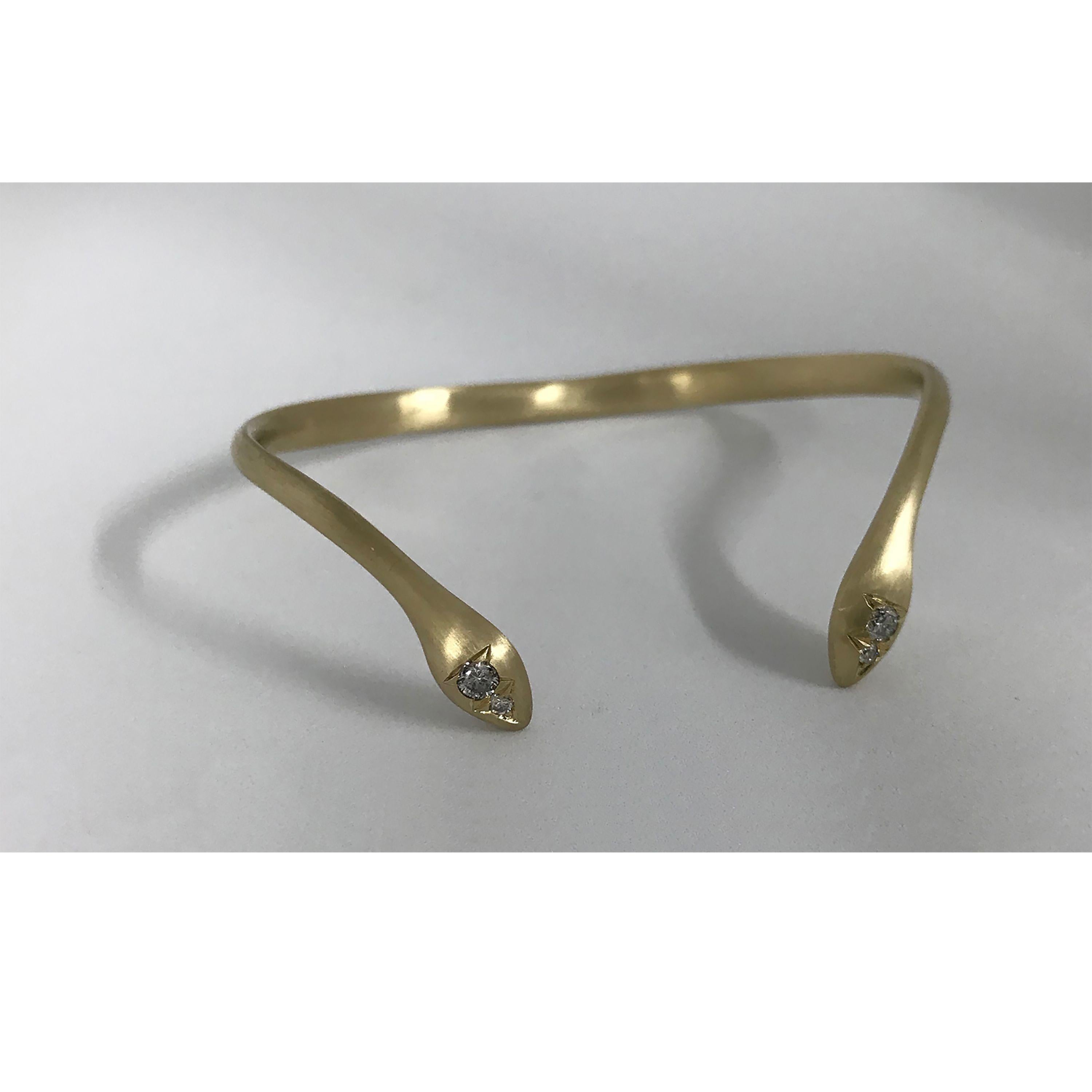 Contemporary Aziza 10k Grey Diamond Bracelet by dan-yell For Sale