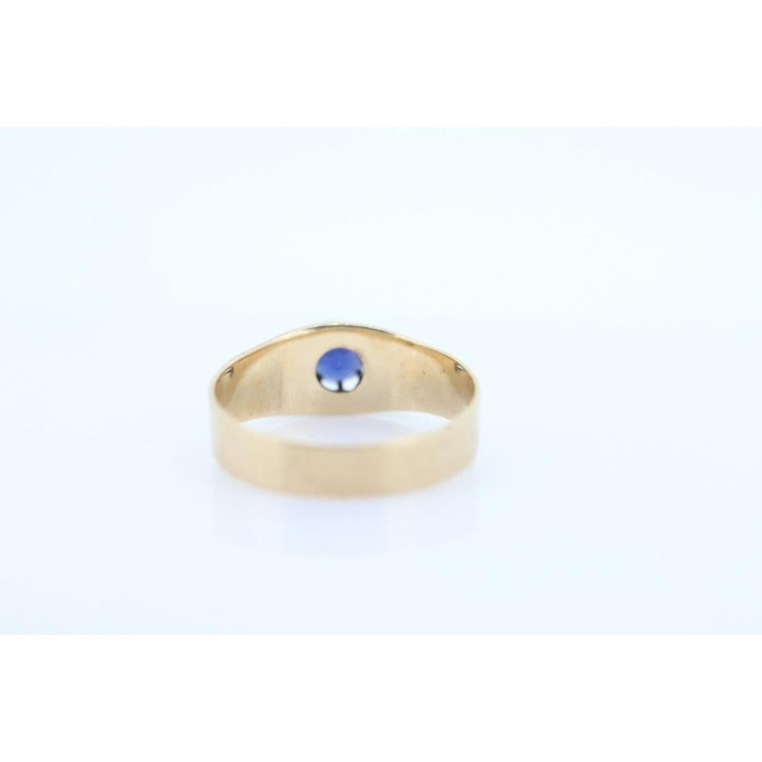 Anillo engaste belcher solitario IOLITA Azul 10k. Belcher victoriano de 10 quilates engastado en garra en venta 1