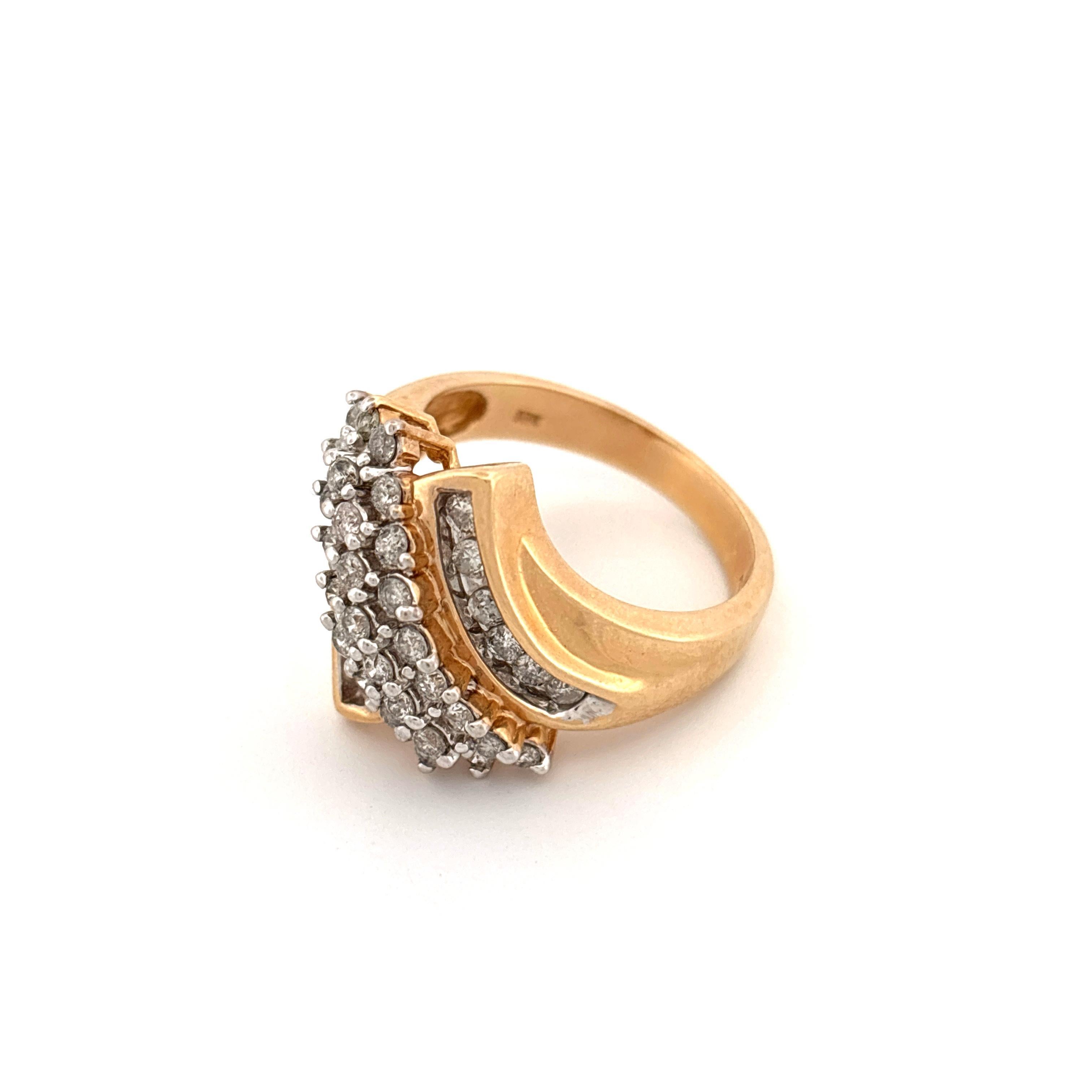 10k Diamond Ring - image 3