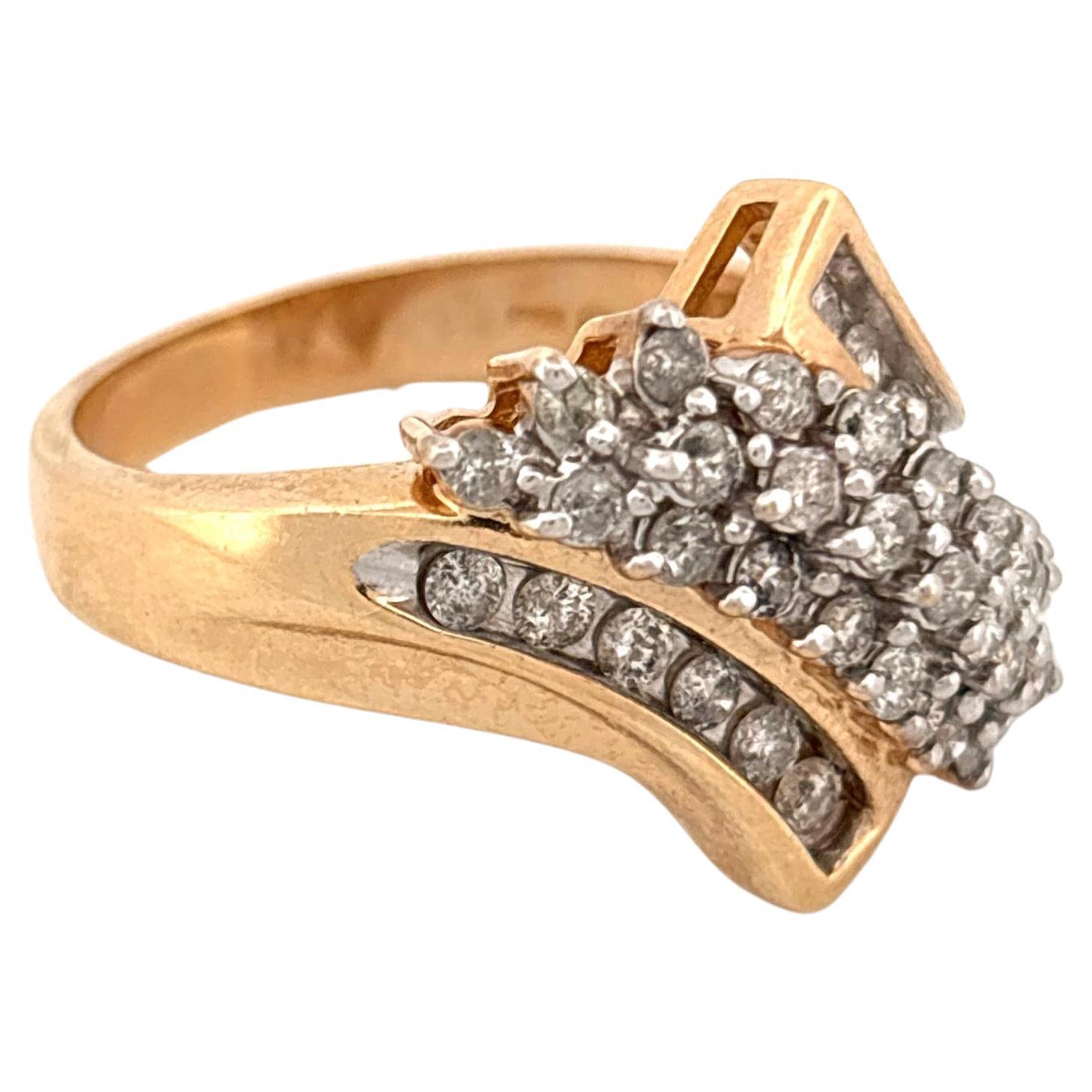 10k Diamond Ring - image 1