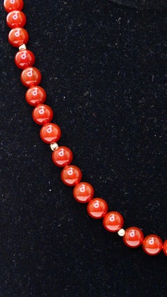 10k Gold and Jade Beaded Necklace