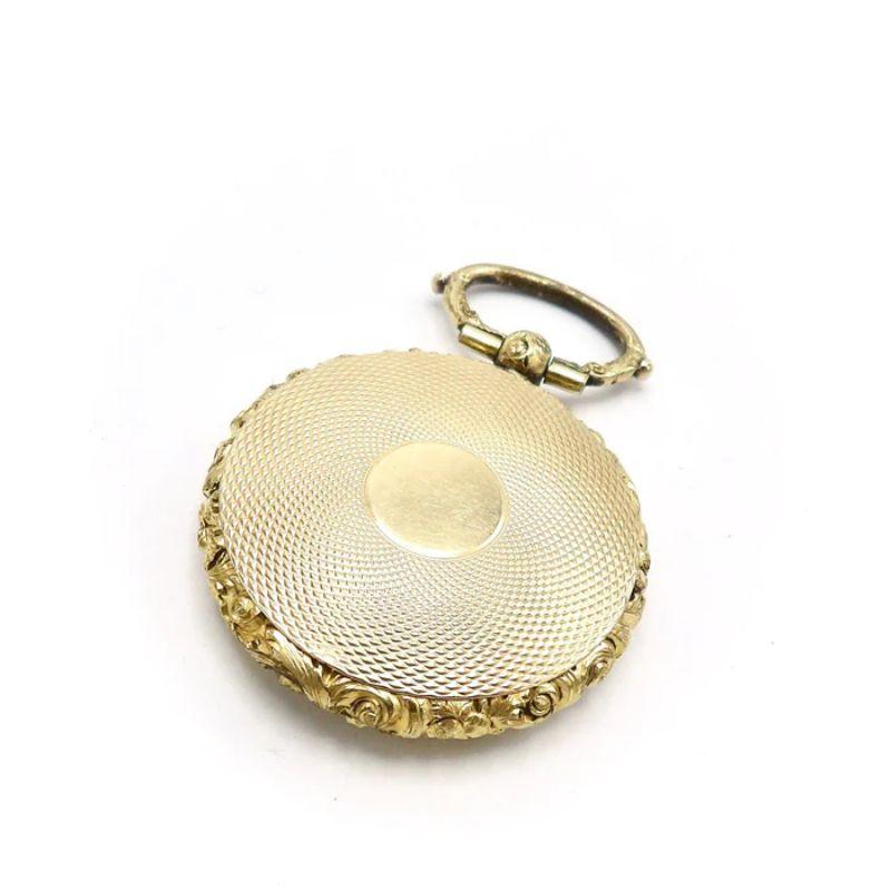 This mourning jewelry locket is a real gem. It can be opened easily with a snapping button that releases the lid and reveals the inscription in cursive hand-writing from 1845. GWCL West is the name engraved on the top and behind original bevelled