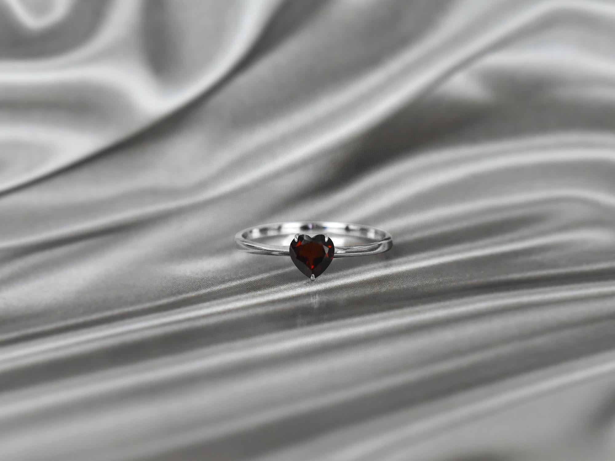 For Sale:  10k Gold Heart Gemstone 5x5 mm Heart Gemstone Ring Gemstone Engagement Ring 5