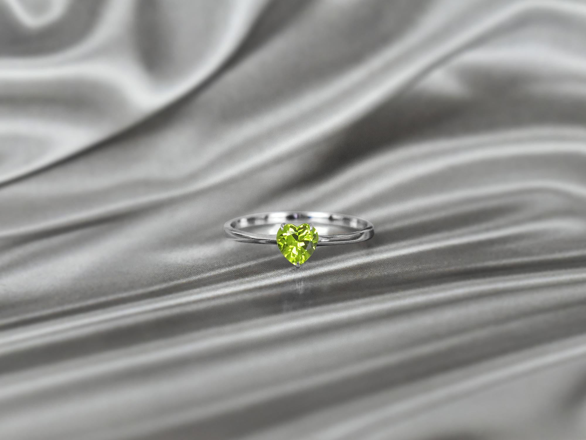 For Sale:  10k Gold Heart Gemstone 5x5 mm Heart Gemstone Ring Gemstone Engagement Ring 9