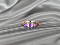 10k Gold Multiple Gemstone Ring Birthstone Ring