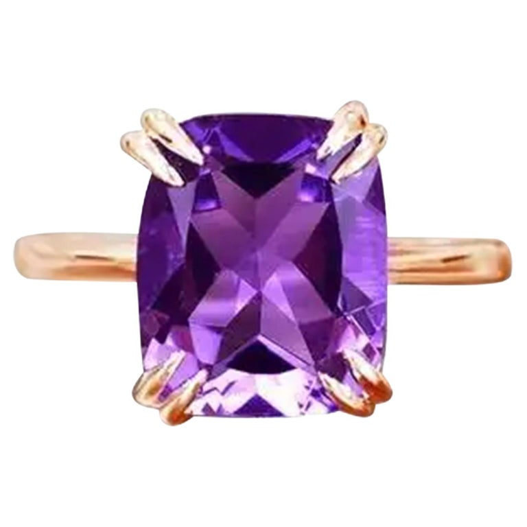 Bague En Forme De Coeur En Or 10 Carats (10k) Avec Pierre - Taille 53 - Occasion