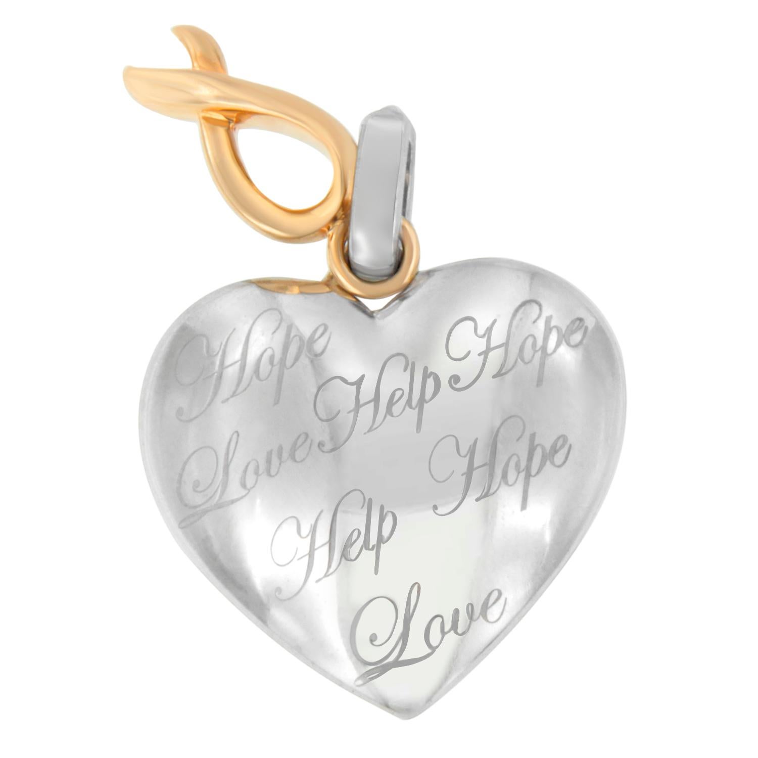 10kt gold heart necklace