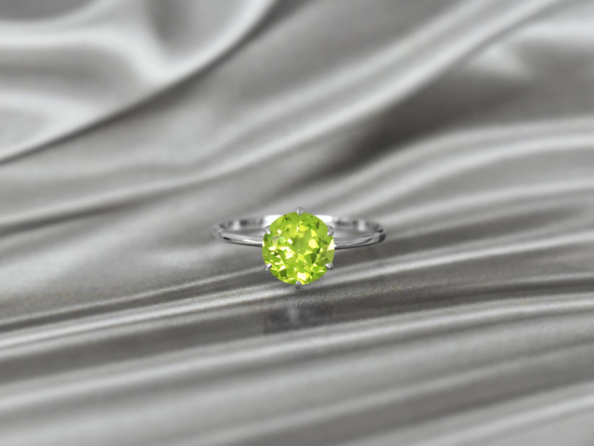 For Sale:  10k Gold  Round Gemstone 8x8 mm Round Gemstone Ring Engagement Ring 9