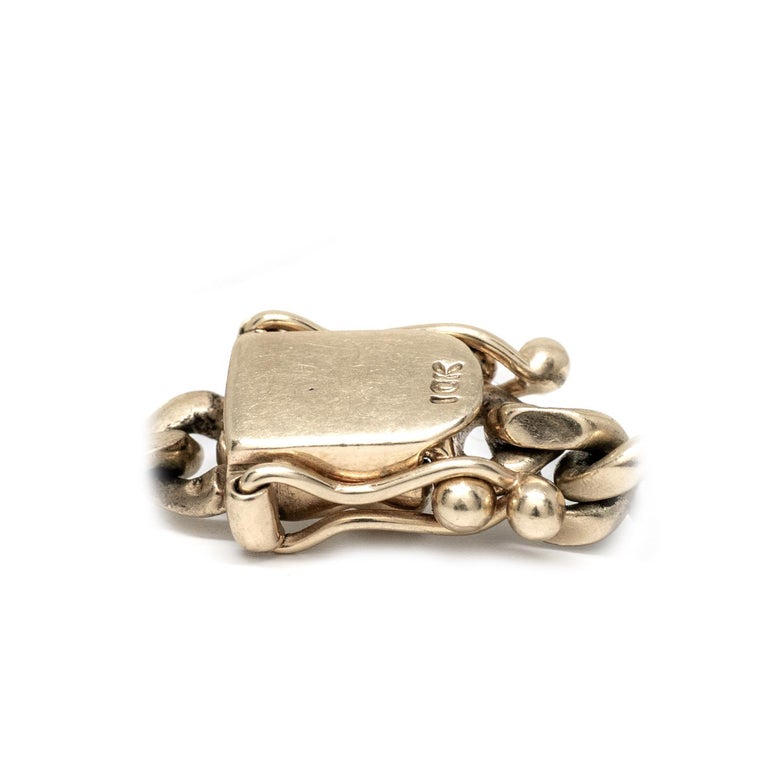 10 Karat Yellow Gold Cuban Link Chain Necklace 79 Grams Heavy Duty