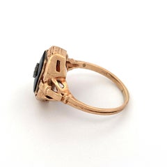 10K Onyx Ring