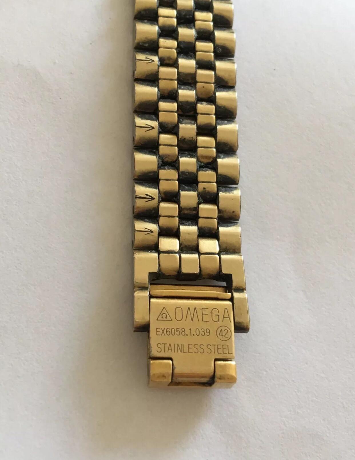 10 Karat gerollt vergoldet Damen Vintage Omega De Ville 7