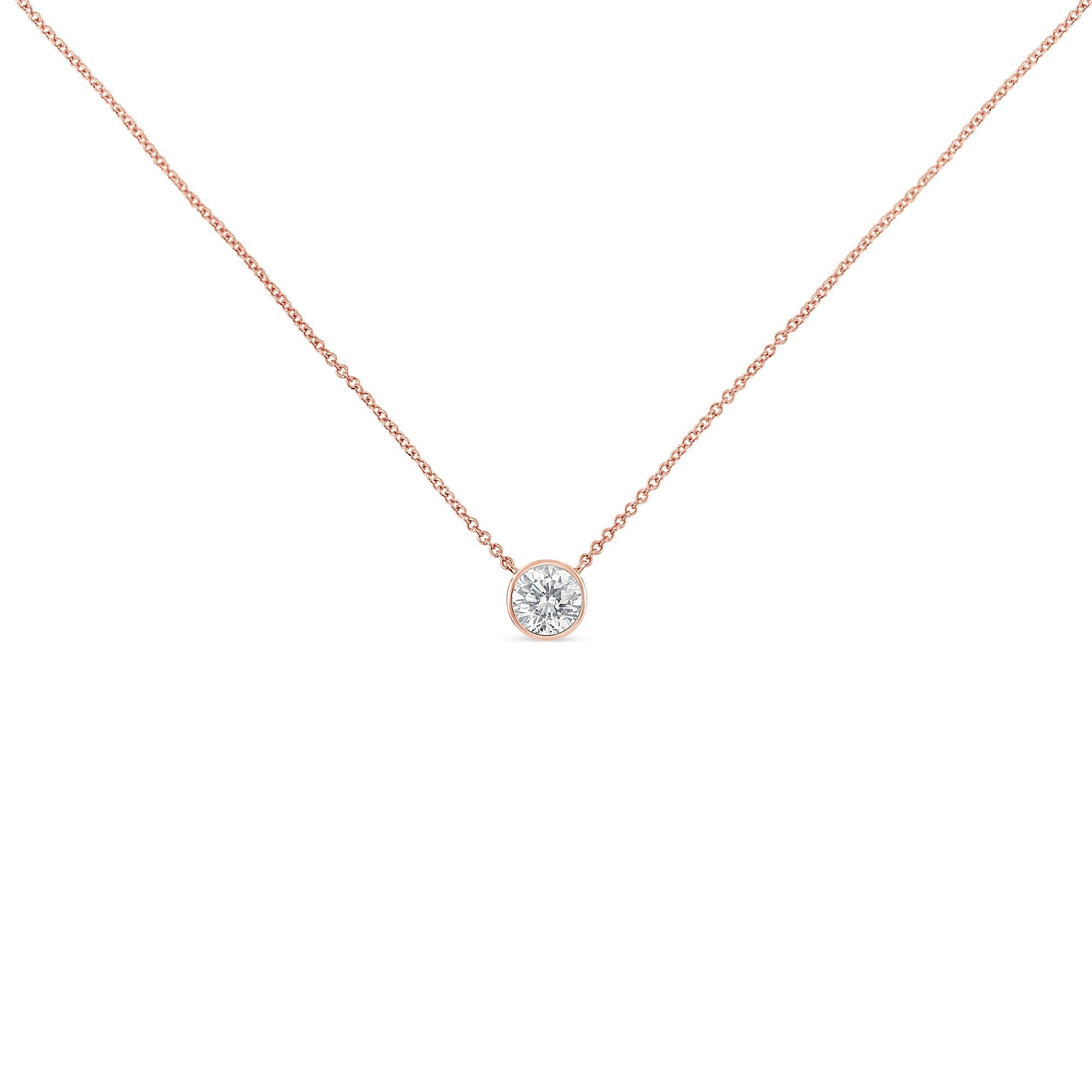 Some things shouldn't be reinvented, which is why we created the Solitaire Diamond Necklace. This is the perfect way to highlight every big occasion, transition, and personal achievement in your life. This Solitaire Diamond Necklace features a