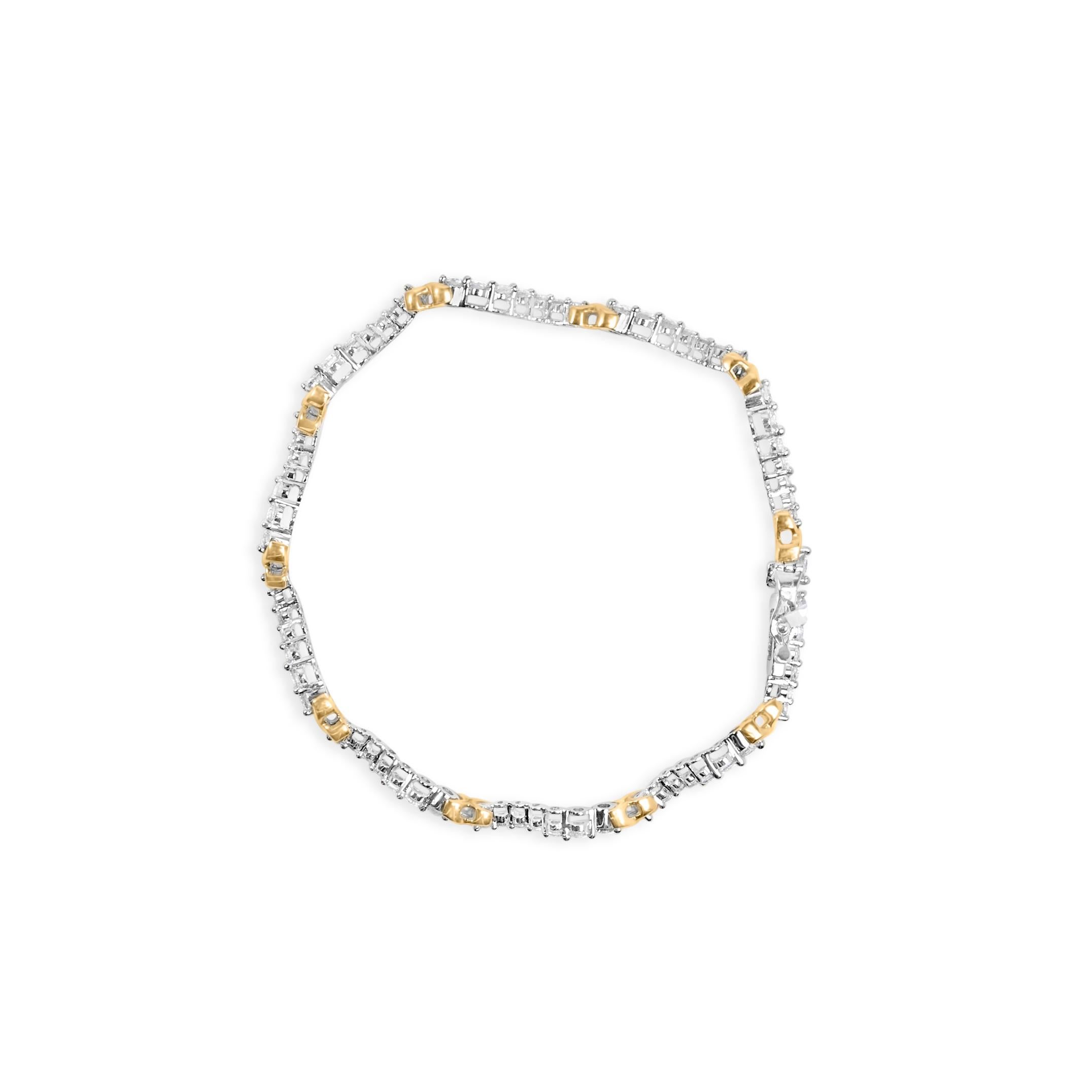 Moderne 10K Two-Tone 2.00 Cttw Diamond 